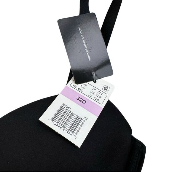 Wacoal Lace Impression Contour Bra 853357 Black 32D NWT - Picture 6 of 9